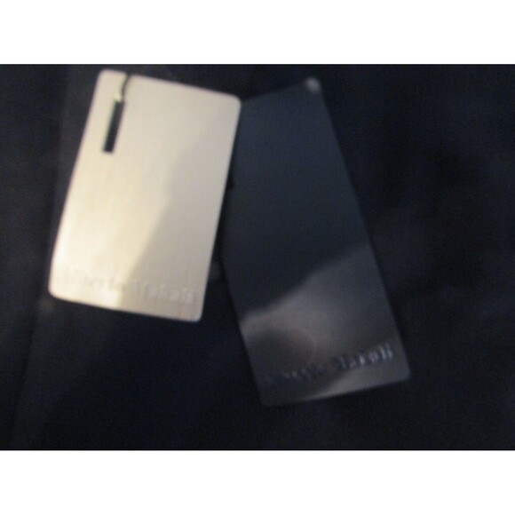 Alberto Makali Black Pants NWT Wide Gingham Cuff Side Zip Retail $119 Sz 8 - Picture 5 of 7